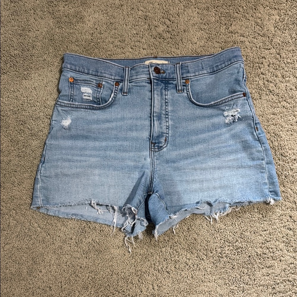 Madewell High Rise Denim Shorts